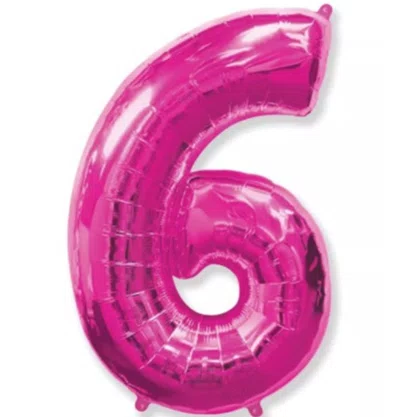 Bexiga Metalizada N° 6 Pink 40 cm Ref. PAF099 Partiu