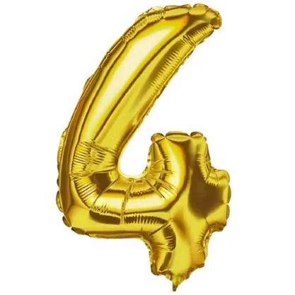 Bexiga Metalizada Nº 4 Ouro 40cm PartiuFestas