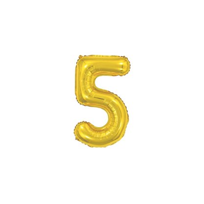 Bexiga Metalizada Nº 5 Ouro 40cm PartiuFestas