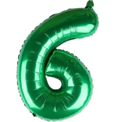 Bexiga Metalizada Nº 6 Verde 40cm Silverplastic