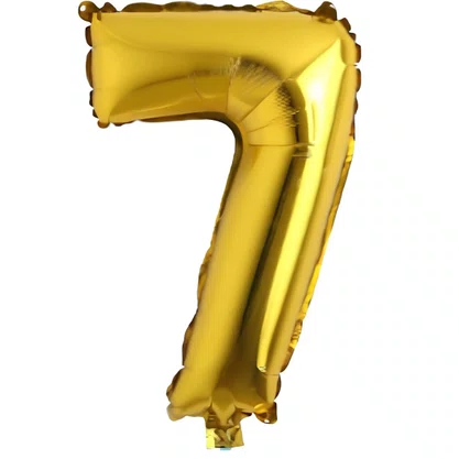 Bexiga Metalizada Nº 7 Ouro 40cm PartiuFestas