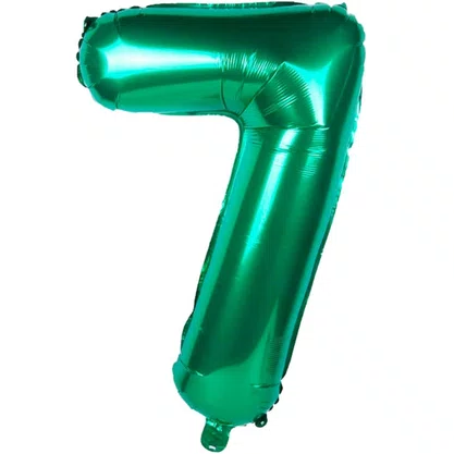 Bexiga Metalizada Nº 7 Verde 40cm Silverplastic