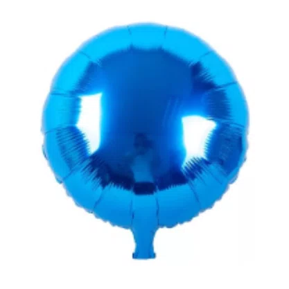 Bexiga Metalizada Redonda Azul Escuro Royal 25 cm Ref. PAF 525 Partiu