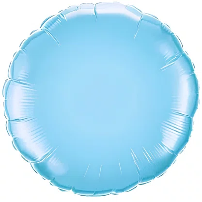 Bexiga Metalizada Redonda Azul Tiffany 25 cm Ref. PAF 525 Partiu