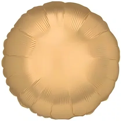 Bexiga Metalizada Redonda Ouro Cromada 55 Cm Neotrentina