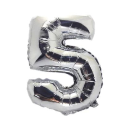 Bexiga N.5 Prata 40cm Partiu