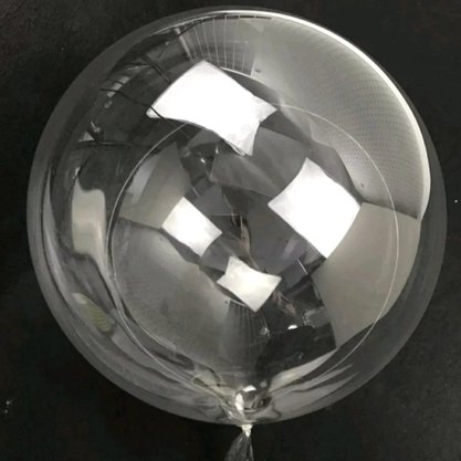 Bexiga Transparente Bubble Incolor 45cm 18’’ Flutua Unidade SilverPlastic