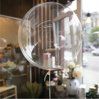 Bexiga Transparente Bubble Incolor 60cm 24’’ Flutua Unidade Art-Latex