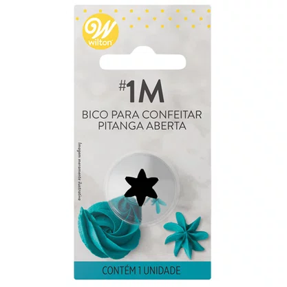 Bico de Confeitar Pitanga Aberta #1M Wilton