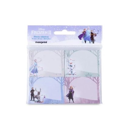 Bloco Adesivo 50mmx38mm Frozen 200fls Maxprint