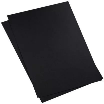 Bloco Artístico Preto A4 140gr 20 Folhas Brw