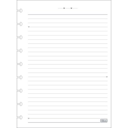 Bloco de Folhas para Caderno Tilidisco Colegial 80 fls Decorado Tilibra