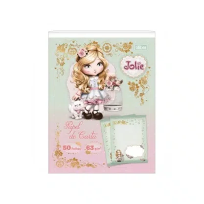 Bloco de Papel para Carta com 50 Folhas Jolie Tilibra