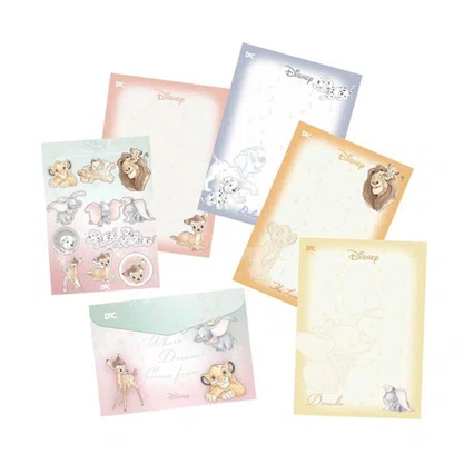 Bloco Papel Carta Disney 20 folhas + 20 Envelopes DAC