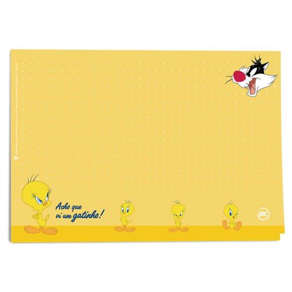 Bloco para Anotações 5 Modelos 20fls Looney Tunes DAC