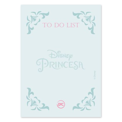 Bloco para Anotações com 5 Modelos 20fls Princesas DAC