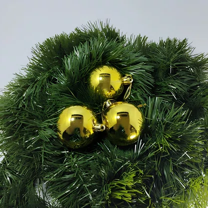 Bola de Natal 6cm Dourado Brilhante 3 Un Global