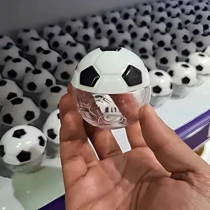 Bola Plástica Futebol para Lembrancinha 6 cm com 12 Unidades – Ref. M242220