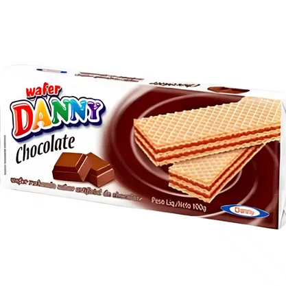 Bolacha Wafer Chocolate 70g Danny