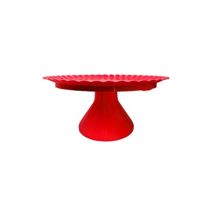 Boleira Redonda Vermelho 23x8cm Massari