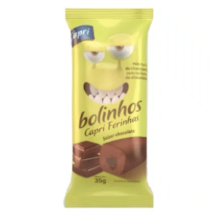 Bolinho Chocolate C/ Chocolate Capri Cx C/ 10un x 35g