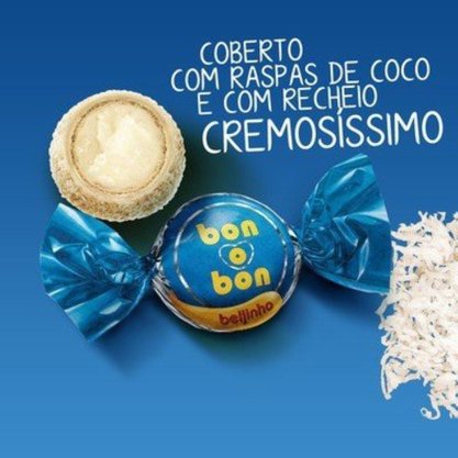 Bombom Bon o Bon Beijinho 15g 50 Unidades Arcor