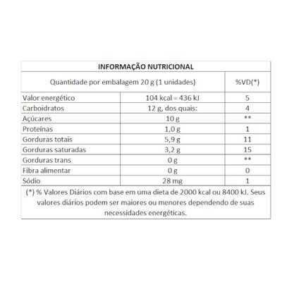 Bombom Ouro Branco 1Kg 50 Unidades Lacta