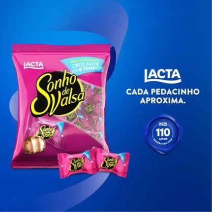 Bombom Sonho De Valsa 50 Unidades 1Kg Lacta