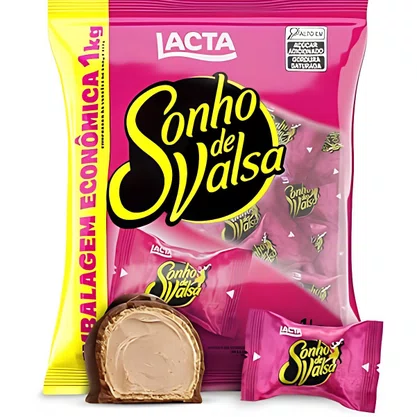 Bombom Sonho De Valsa 50 Unidades 1Kg Lacta