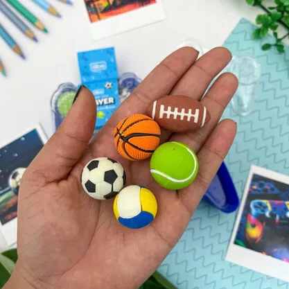 Borracha Player Tilibra com 5 Unidades