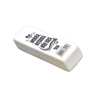 Borracha Soft Macia Branca Tris