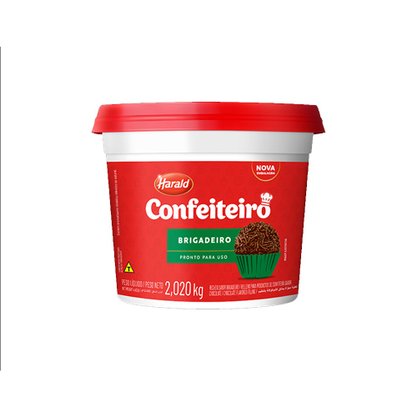 Brigadeiro Pronto Para Enrolar 2,020Kg Confeiteiro Harald