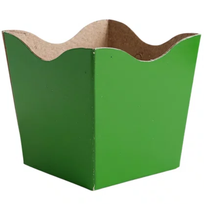 Cachepo Medio Verde Escuro Montado com 08 Un Kaixote