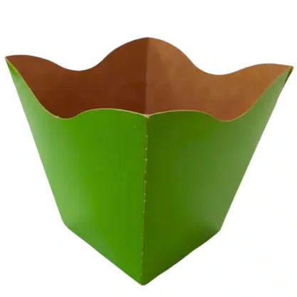 Cachepo Medio Verde Escuro Montado com 08 Un Kaixote