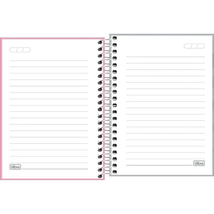 Caderno Colegial Cores 80 Folhas Azul Zip Tilibra
