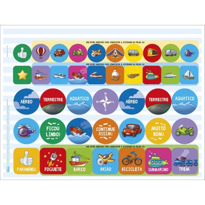 Caderno Atividades Meios De Transporte 20 Folhas Tilibra