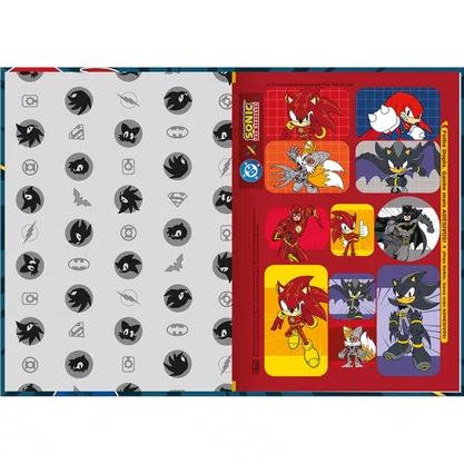 Caderno Broch 1/4 CD 80 Fls Colorido Sonic Tilibra