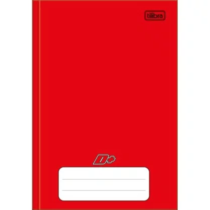 Caderno Brochura 1/4 CD 48fls Vermelho D+ Tilibra