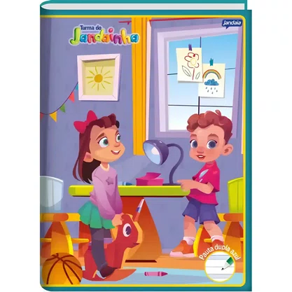 Caderno Brochura 1/4 Flexível 48 Fls Jandaia