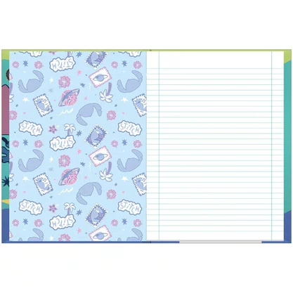 Caderno Brochura CD 1/4 Stitch Sortido 80 Folhas Foroni