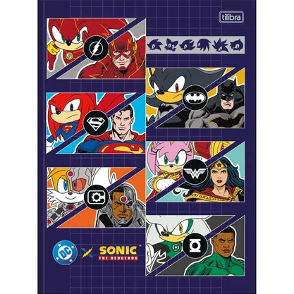 Caderno Brochura Universitário Capa Dura 80 Folhas Colorido Sonic Tilibra