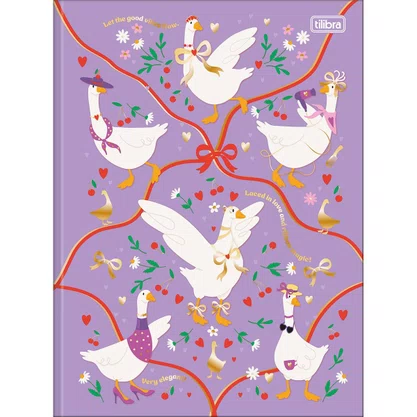 Caderno Brocurão Universitário Capa Dura 80 Folhas Lilás Cindy Tilibra