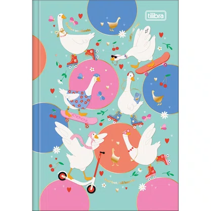 Caderno Brocurão Universitário Capa Dura 80 Folhas Verde Cindy Tilibra