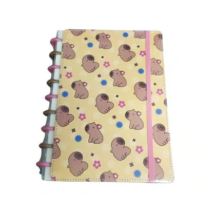 Caderno CD Disco Unidade Sortido Capivara Skypaper