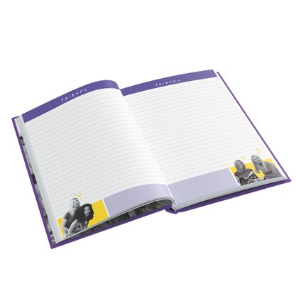 Caderno Colegial Friends 160 Folhas Colorido Diversos Animativa