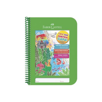 Caderno Criativo Verde 96fls Faber Castell