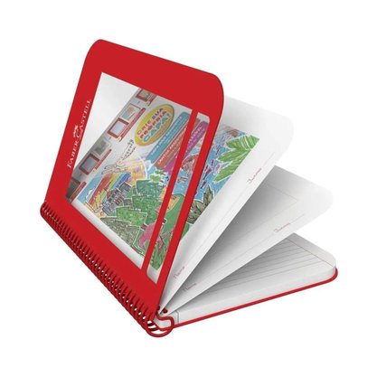 Caderno Criativo Vermelho 96fls Faber Castell
