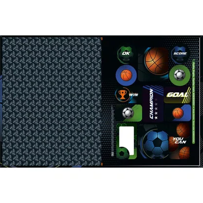 Caderno Caligrafia Broch CD 40Fls Legacy Score Tilibra