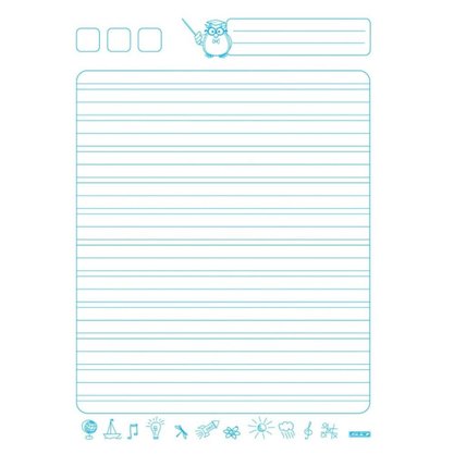 Caderno de Caligrafia CD Dominguinhos 40 Folhas Marrom Urso Animativa