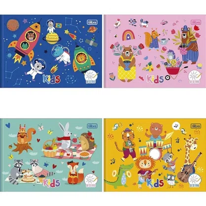 Caderno Caligrafia Horizontal CD 40Fls Sapeca Tilibra